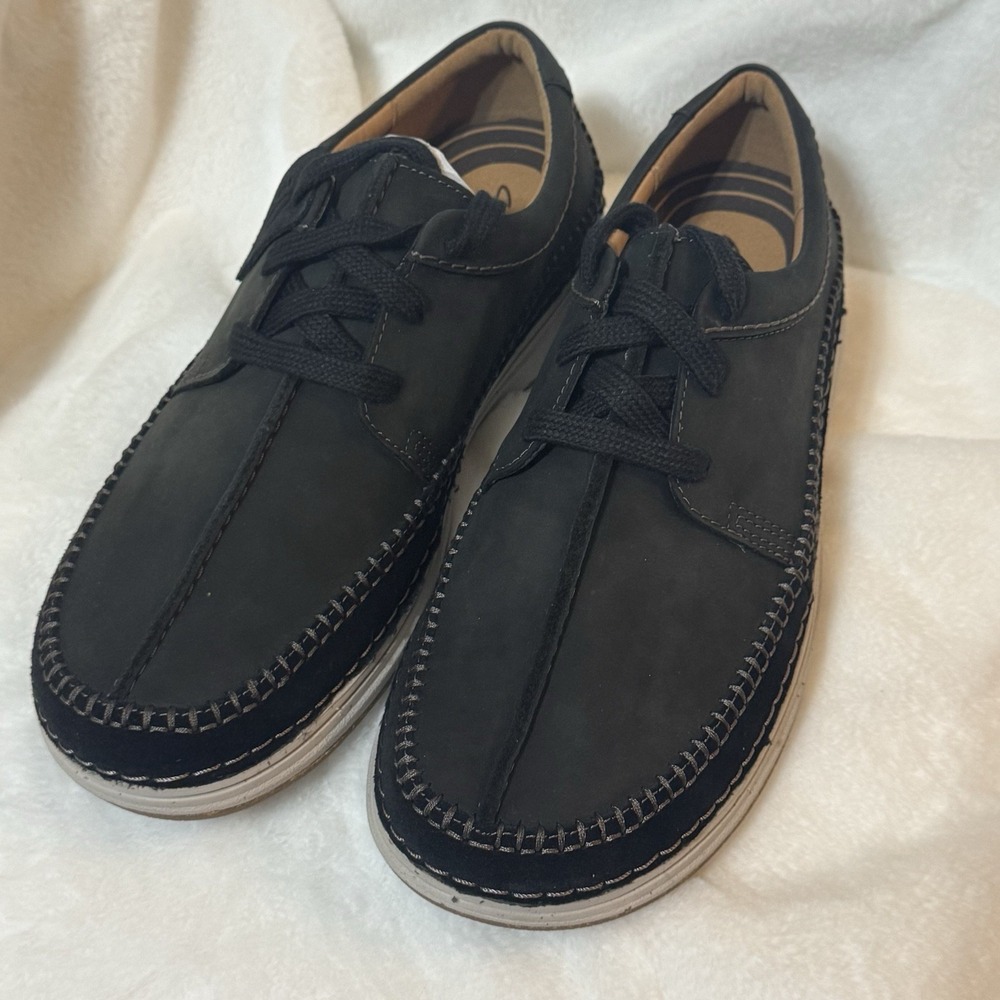 MENS NEW‎ Leather CLARKS NATURE Walk Active Air  Sz 9.5